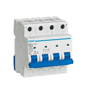 Chint DC Miniature Circuit Breaker (DC-MCB) 4 Pole 2 Amps 1000V