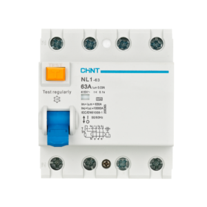 Chint Residual Current Operated Circuit Breakers (RCCB - 300ma) 4 Pole 25 Amps