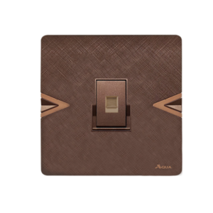 AQUA ARROW BROWN SINGLE DATA SOCKET