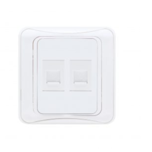 AQUA GLI DOUBLE TELEPHONE SOCKET