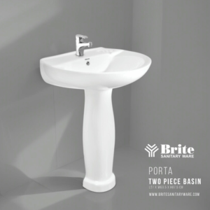 Porta Two Piece Basin by Brite Sanitary Ware